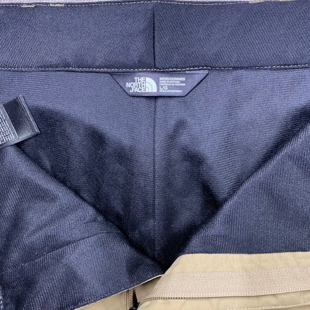 The North Face Seymore DryVent Men L Tan Khaki Snow Ski Snowboard Pants